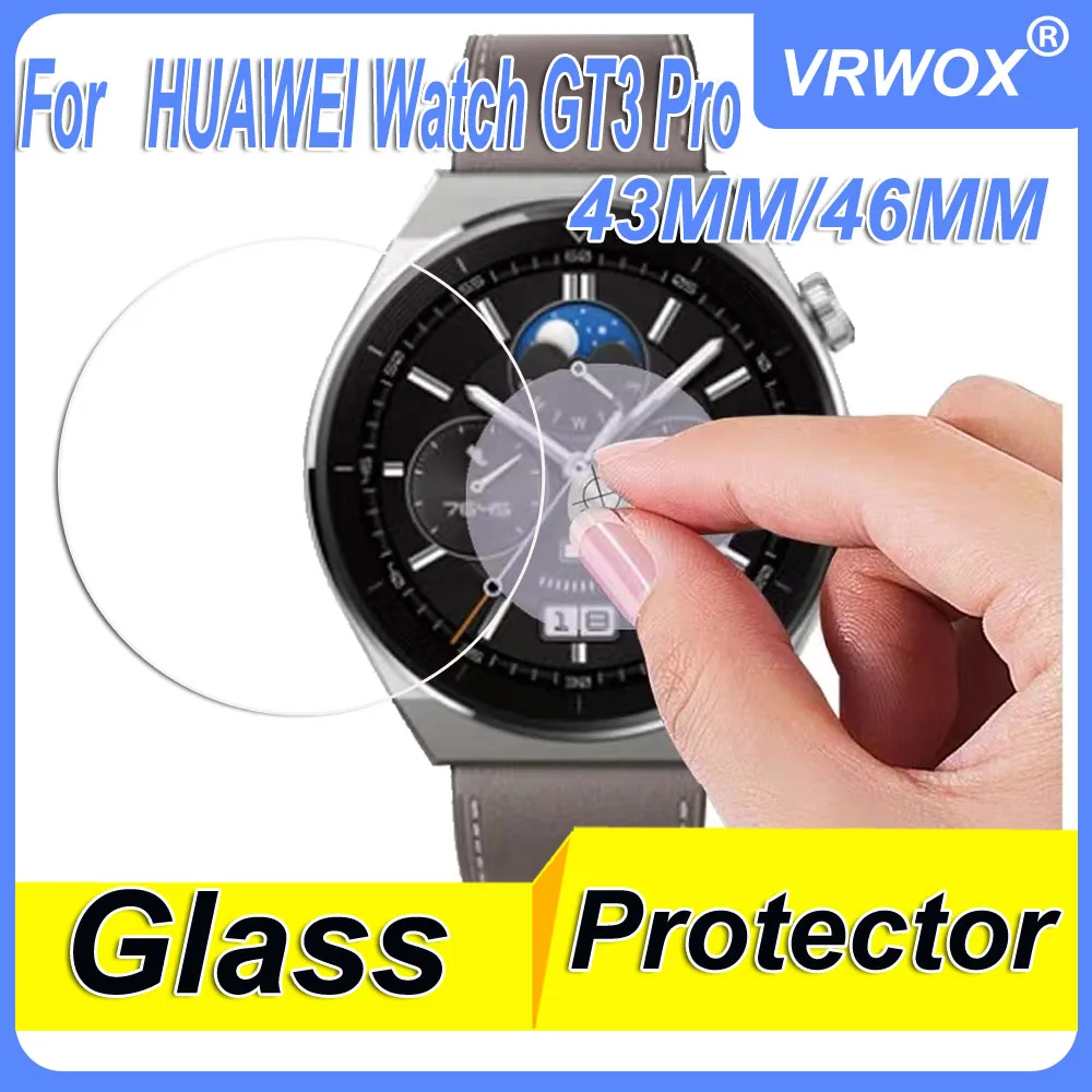 1/3/5PCS Upgrade Protective Film For HUAWEI Watch GT3 Pro 43MM 46MM Tempered Glass Screen Protector SMART WACTH Accessories