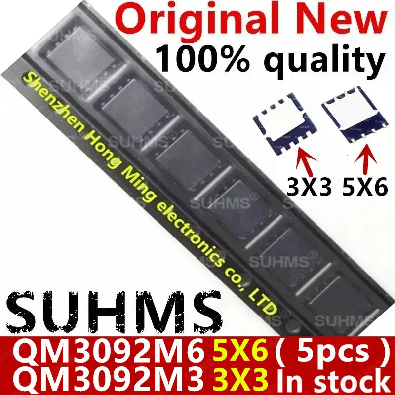 (5piece)100% New QM3092M6 QM3092M3 QM3092M M3092M QFN-8 Chipset