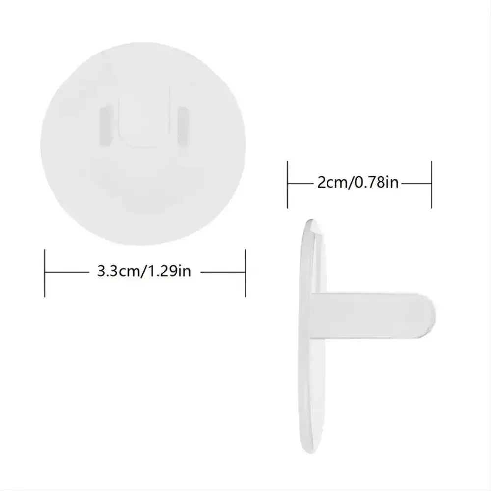 5/10/20PCS Childproof Outlet Covers – US Standard Baby Safety Plugs, Clear Electrical Socket Protectors for Home & Export  C38