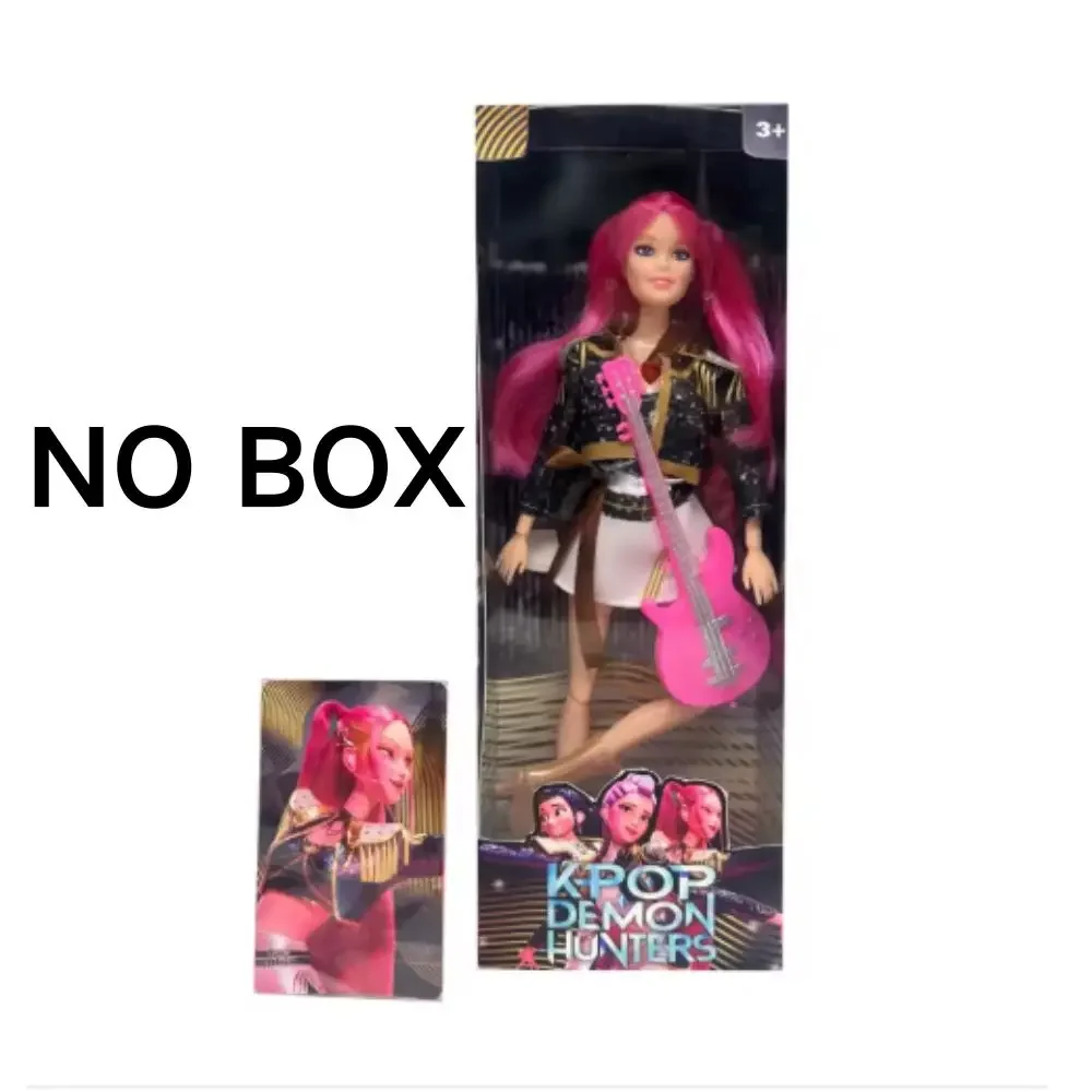 Doll Toys Kpop Demon Hunters Action Figure Toy Rumi Mira Zoey Beautiful Princess Baby Girl Dolls Plastic DIY Toy for Girls~%&