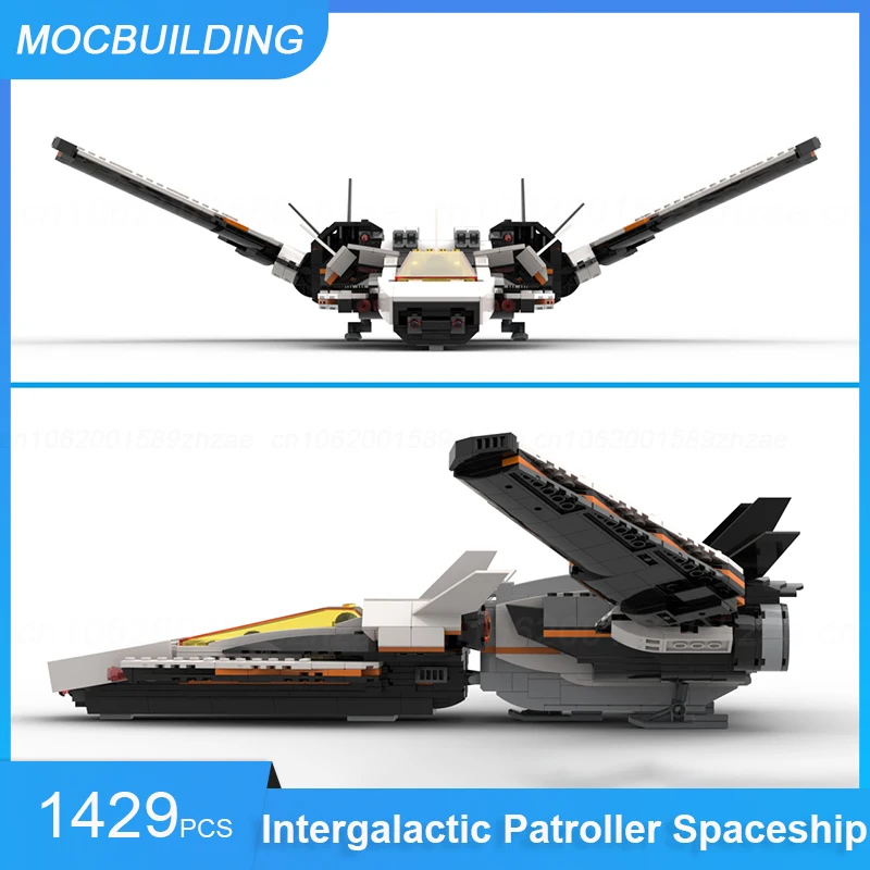 MOC Building Blocks UCS Lightyear's XL-15 & Intergalactic Patroller Spaceship Space DIY Assemble Bricks Display Xmas Toys Gifts