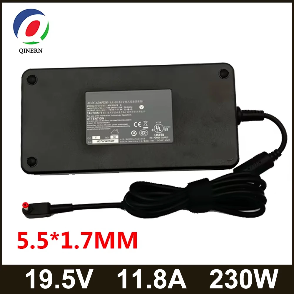 19.5V 11.8A 5.5*1.7MM 230W Laptop AC Adapter Charger For Acer N17C1 N1812 N18W3 N20C1 NITRO 5 AN517-41 PREDATOR ADP-230CB B