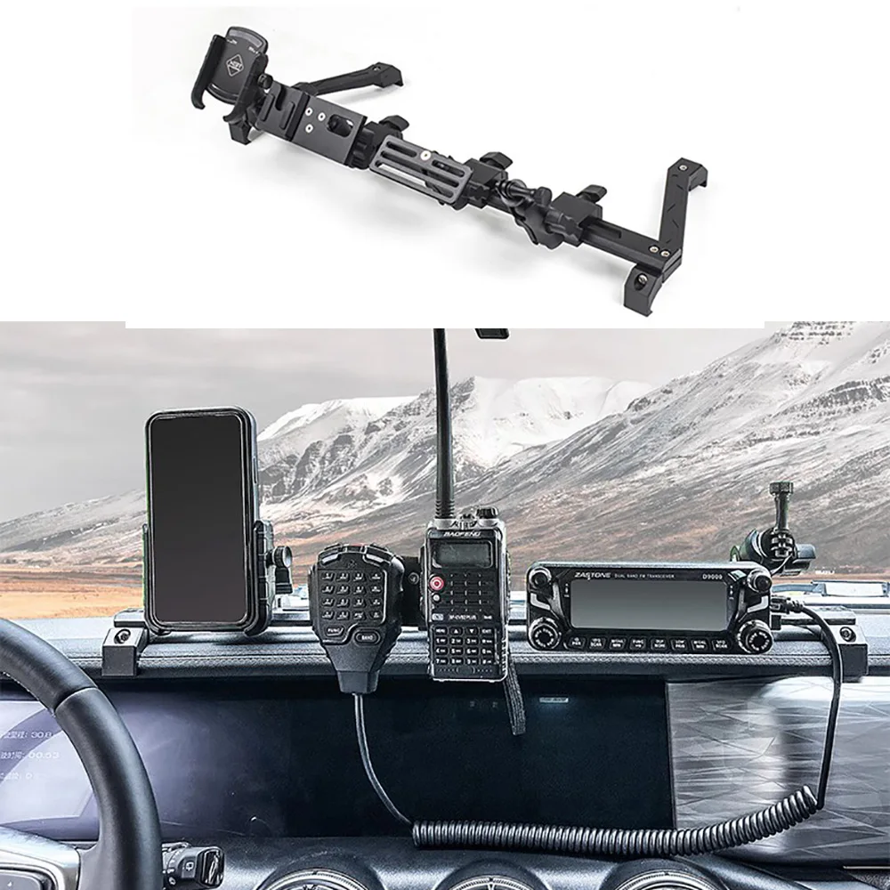 Central Control Instrument Panel Multi-function Handheld Mobile Phone Bracket Integrated Bracket For Tank 300 2021-2024