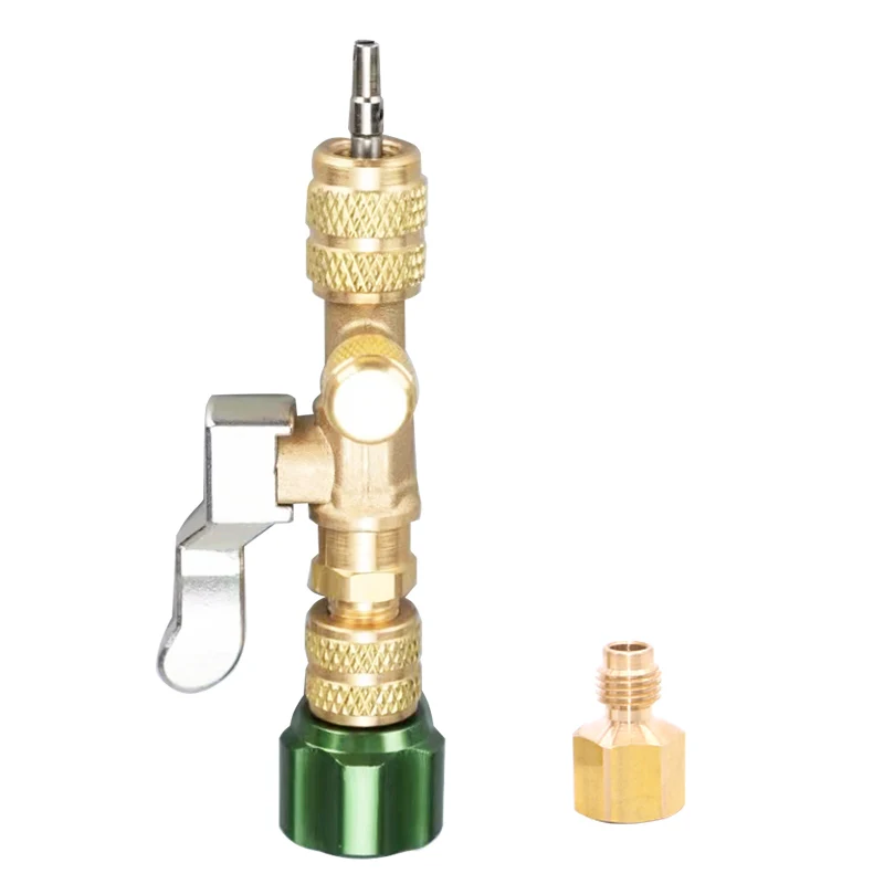Imagem -03 - Hongsen Hs1430 Ferramenta de Remoção do Núcleo da Válvula para R22 R410a R404a R407c ar Condicionado Reparação Carga de Vácuo de Refrigerante