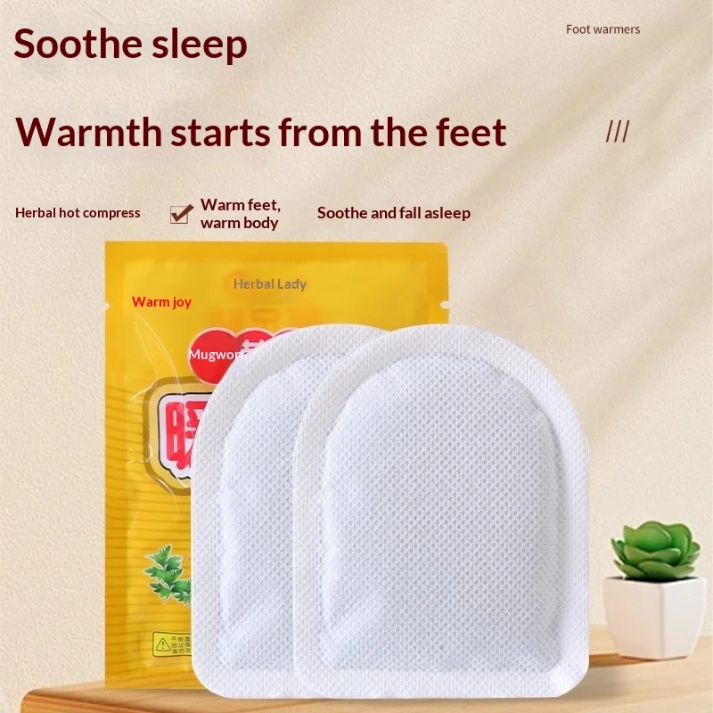 1 Pack-6 Packs Disposable Self-Heating Foot Warmers, Self-adhesive Thermal Shoe Insoles for Women Winter Cold Proof Foot Pads