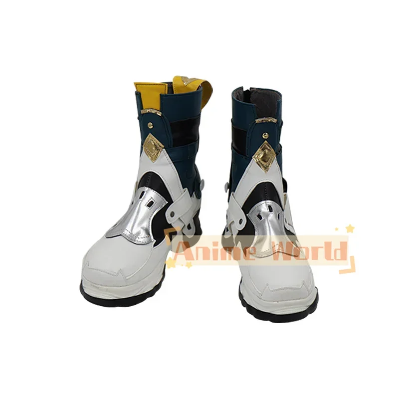 ผลกระทบ Honkai 3rd Durandal Battlesuit Reign Solaris คอสเพลย์ Prop อะนิเมะรองเท้าหนัง PU Custom Made