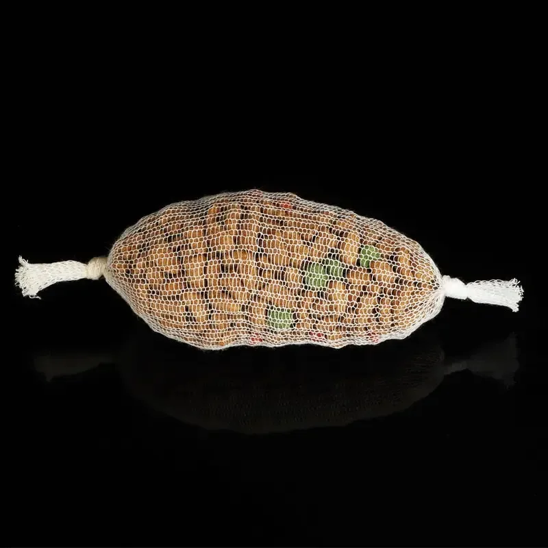 5 متر PVA حقيبة شبكية قابلة للذوبان عبوة 25 مللي متر/37 مللي متر لصيد سمك الشبوط المغذية إغراء مع قبضة مريحة معدات صيد سمك الشبوط #6