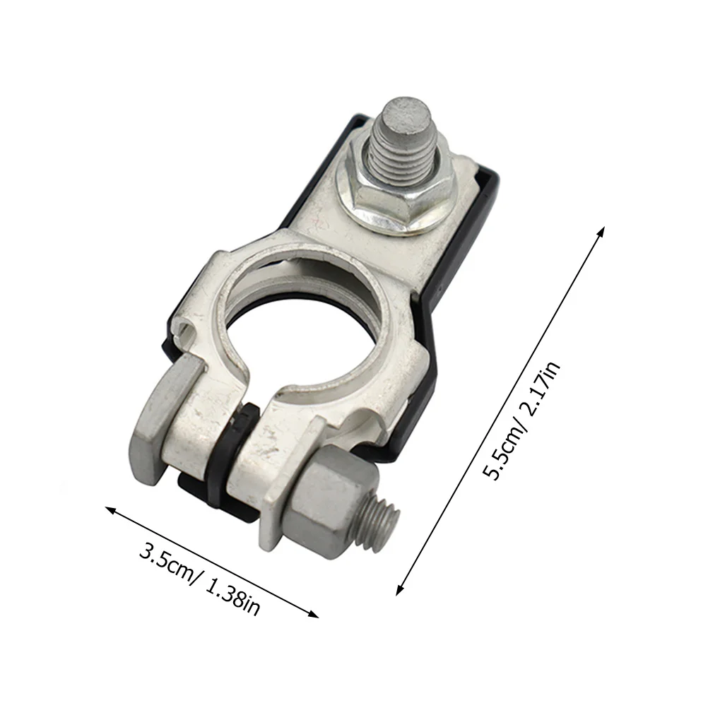 1 Pair Car Connectors Vehicle Clamps Auto Terminal Clamps Tinned Copper Quick Release Terminal For Truck Car