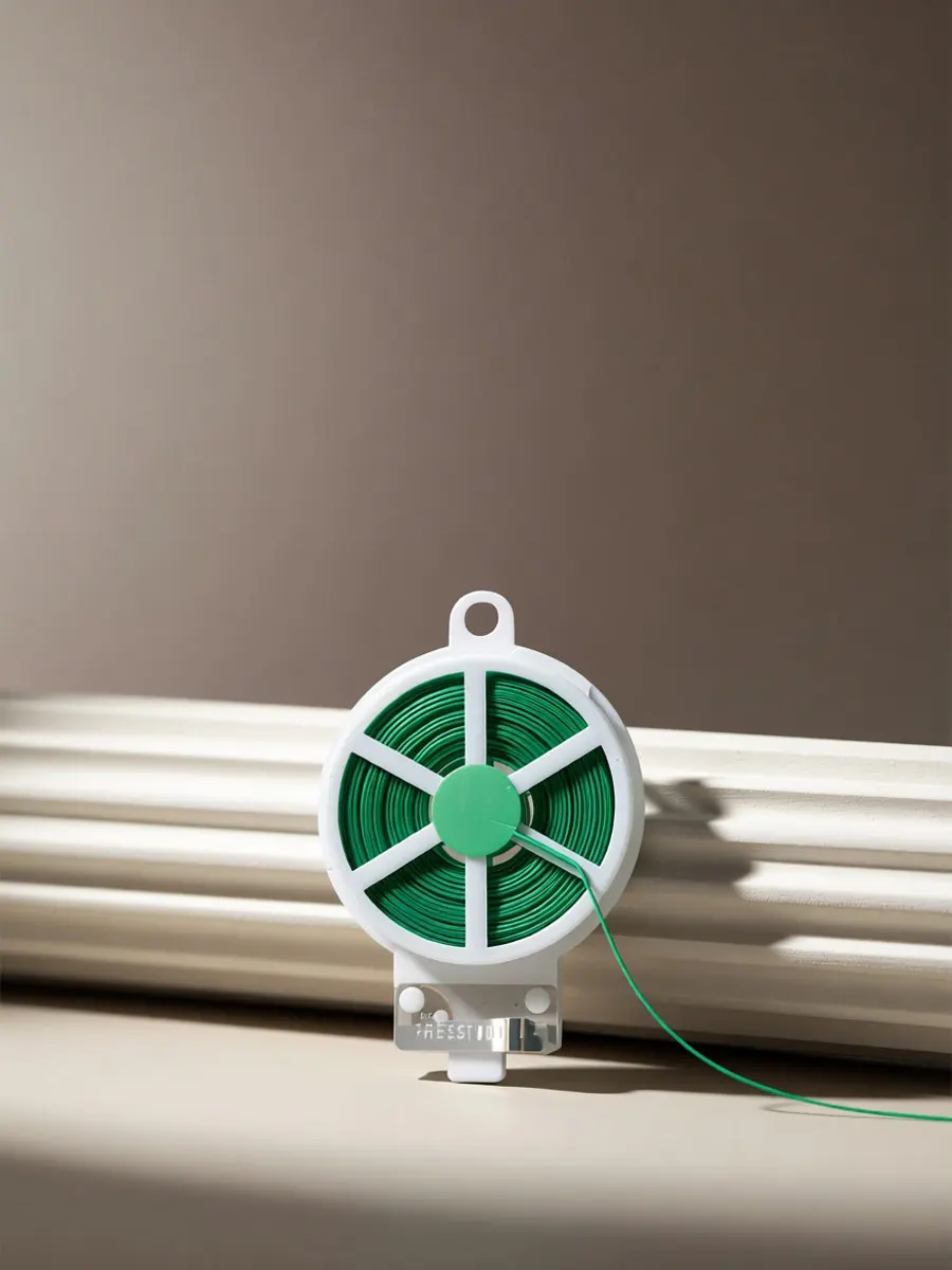 20M Gardening Fixed Strap Plastic Coated Iron Wire Ties Flexible Strong Wire Cable Roll for Plants Wires Sack Closing