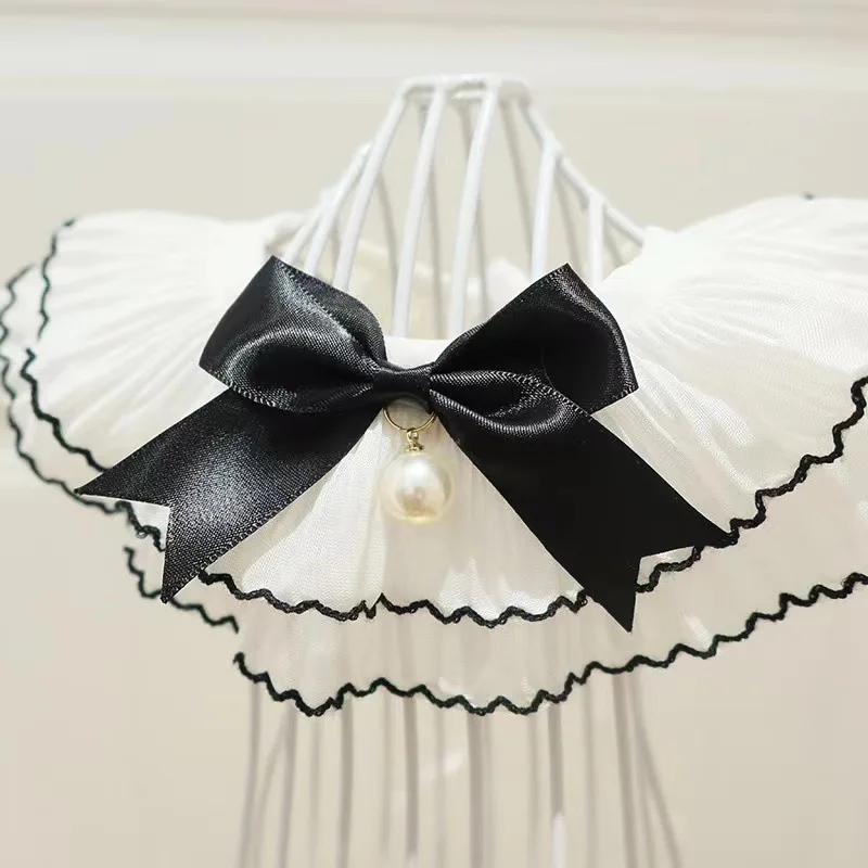 

Pet Bibs Cats and DogsinsWind Bow Tie Photo Cute Accessories Lace Bib Props