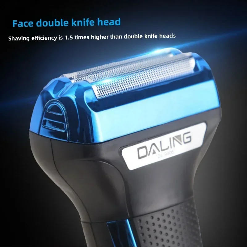 DALING DL-9006 multifunctional 3-in-1 electric shaver, rechargeable electric sideburns and nose hair trimmer