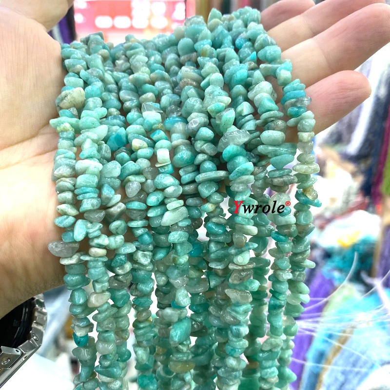 80cm Irregular Natural Stone 5-8mm Green Aventurine Loose Spacer Beads for Jewelry Making Diy Bracelet Charms Accessories