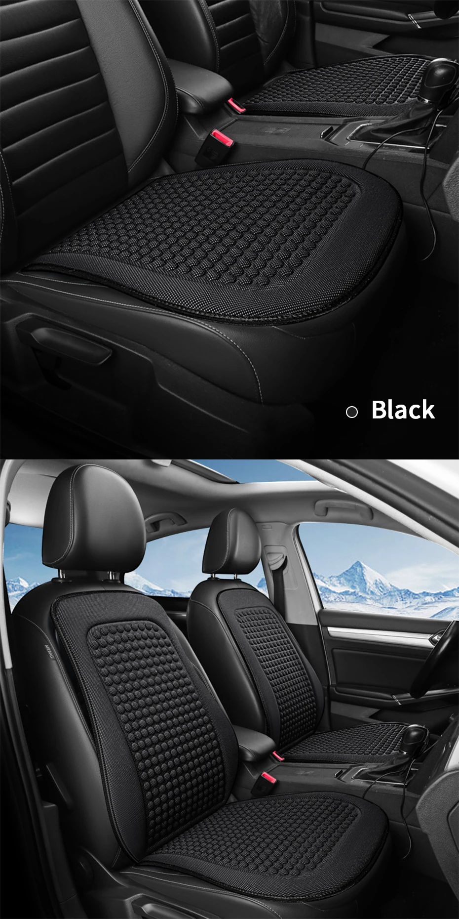 Sommer kühlung Sitzkissen atmungsaktive Autos itz bezüge Bump Massage Automobile Sitz bezug Universal Sitz schutz polster – Detail 6