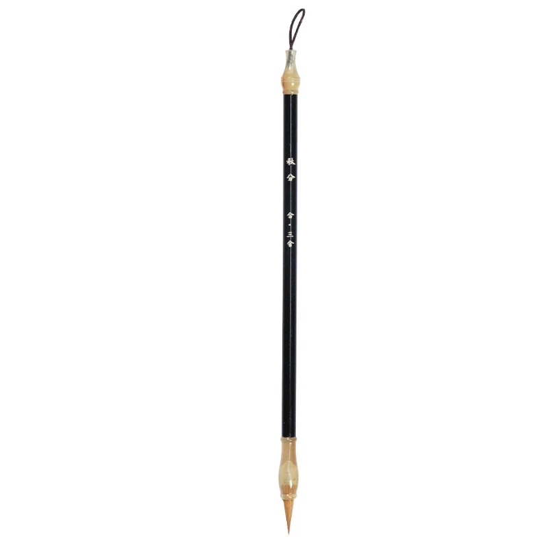 Twenty Four Solar Terms Regular Script Calligraphy Brush Mixed Hair Bamboo Handle for Sutra Copying Calligraphy Writing Practice
