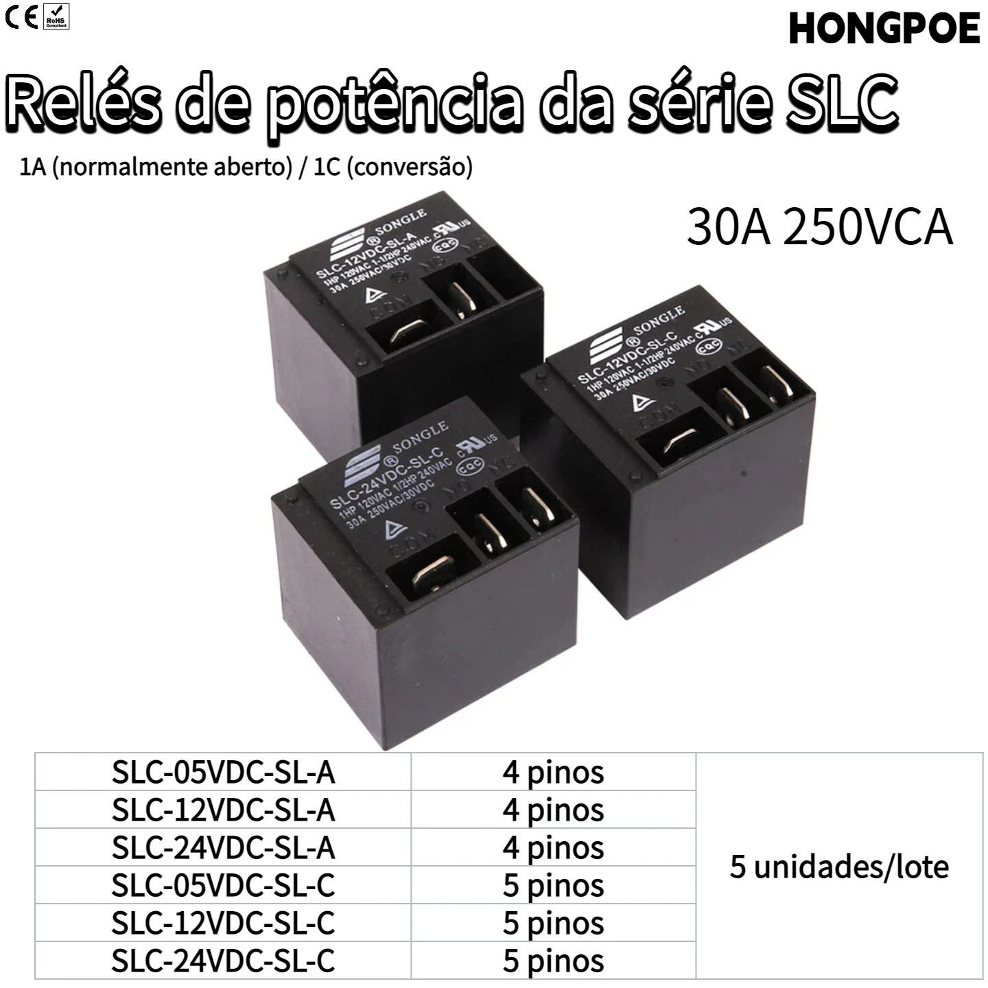 reles-de-alta-potencia-slc-serie-4-pinos-5-pinos-slc-5v-12v-24vdc-sl-a-pacote-com-5-30a-250vac-para-iluminacao-led-controle-industrial-arduino