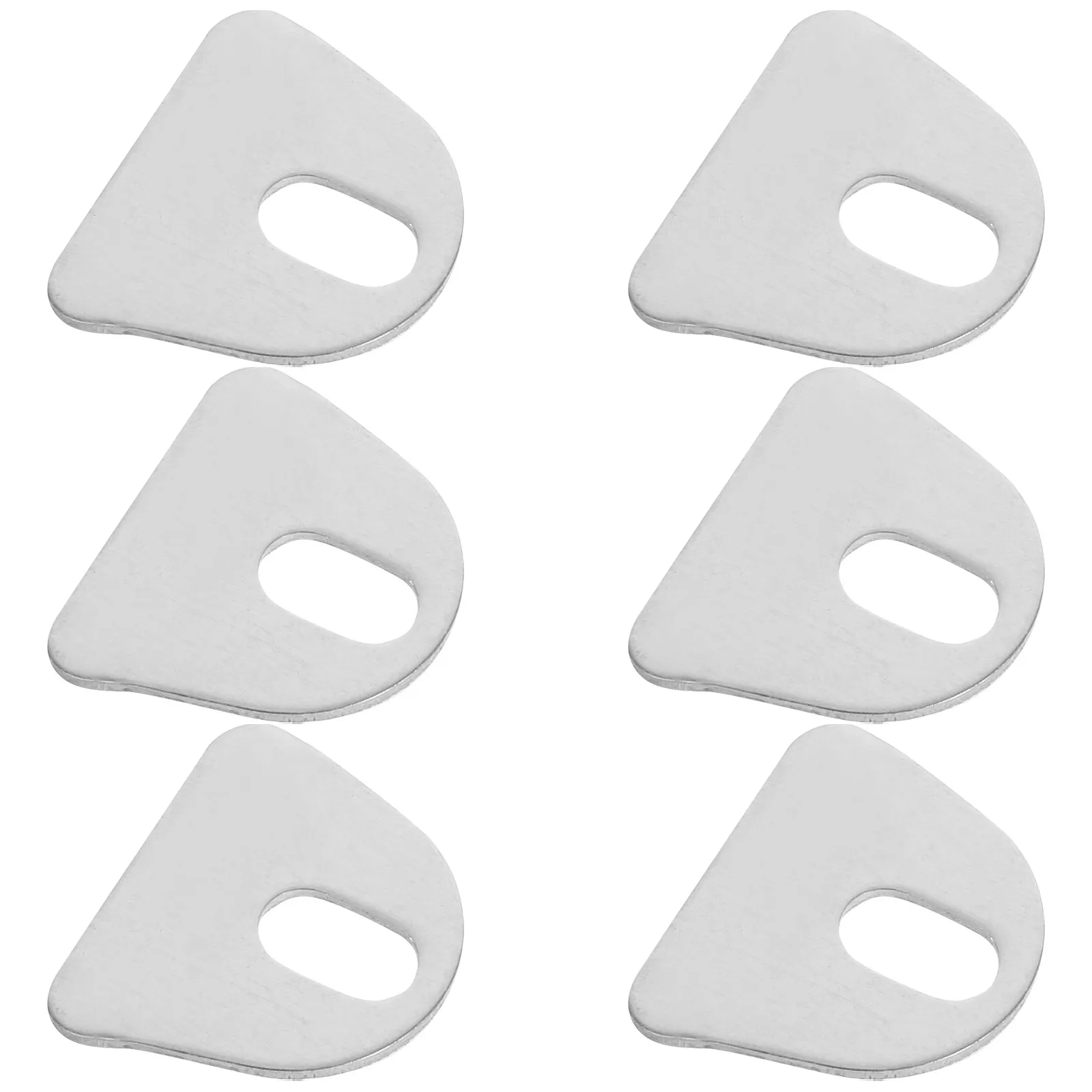 6Pcs Metal Fireplace Glass Clips Stove Door Glass Retainer Support Clips Heat Resistant Fire Door Hardware for Wood Burning