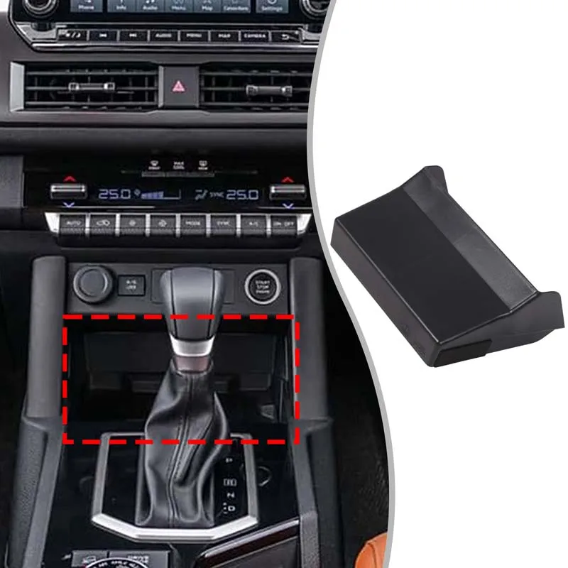 ABS Black For Mitsubishi L200 Triton 2024-2025 Car Center Console Storage Box Phone Tray Car Interior Accessories