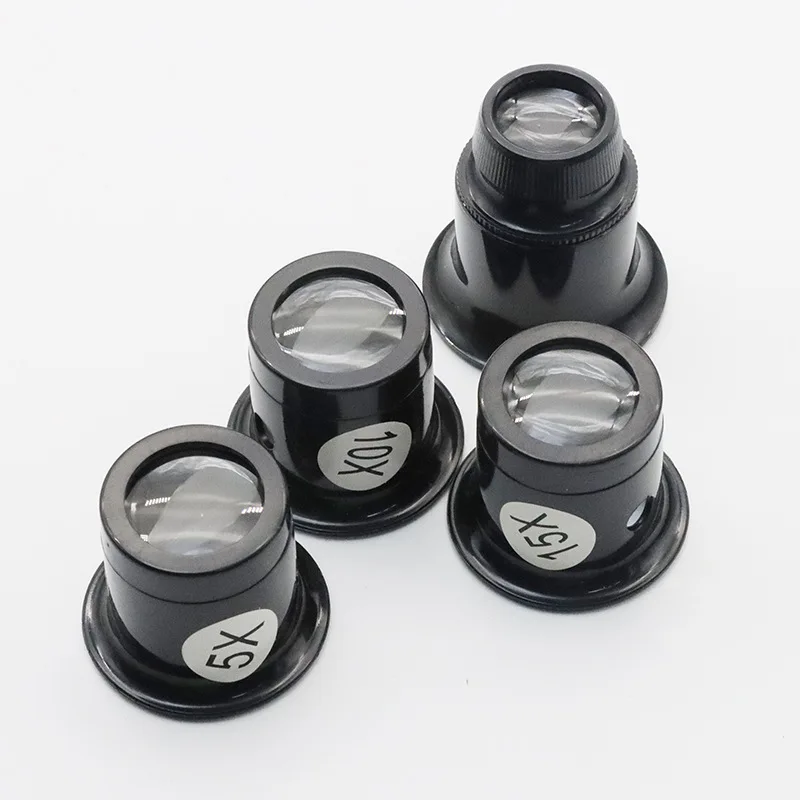 

4PCS HD Watch Magnifier Glasses Tools Eye Loupe Loop Magnifier Magnifying Glass Jewelry Magnifying Tools Helping Hands