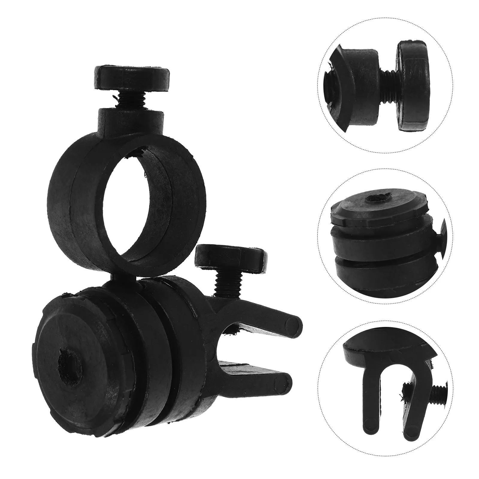 Plastic Hard Hat Light Clip Bracket Clamp Design Flash Light Holder for Secure Fit Hard Hat Accessory Fire Band
