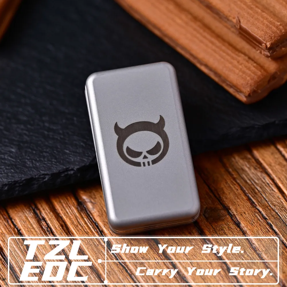 EDC  Mechanical Magnetic Push Slider, Metal Pop Coin EDC Fidget Toy, Smooth Hand Feel Black Tech Stress Relief Gadget