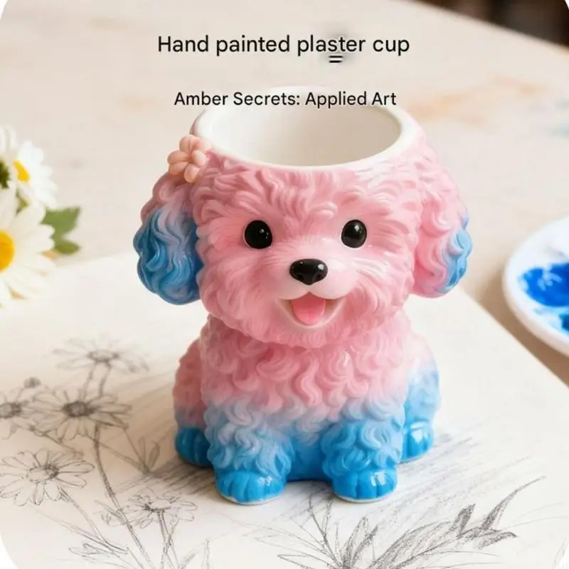 

91AF Flower Pots Making Mould Silicone Mould for Crafting Cement Vases and Pen Holder