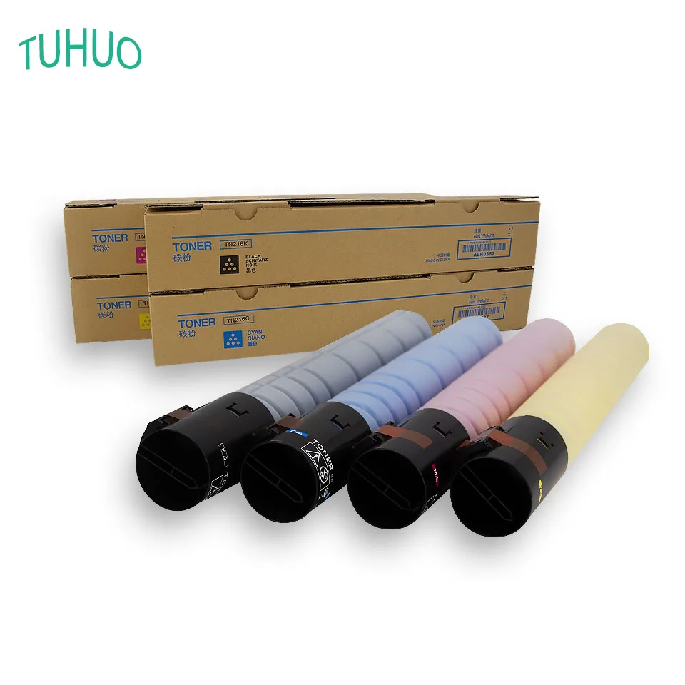 

1PCS TN216 Toner Cartridge For Konica Minolta Bizhub C360 C280 C220 Compatible Copier Japan Toner BK:400g CMY:300g