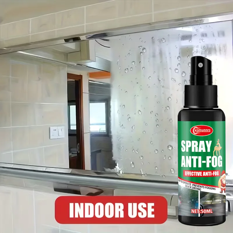 Fasilawei Car Window Waterproof Spray - Hydrophobic Anti-Fog Rain-Resistant Coating for Bathroom Glass