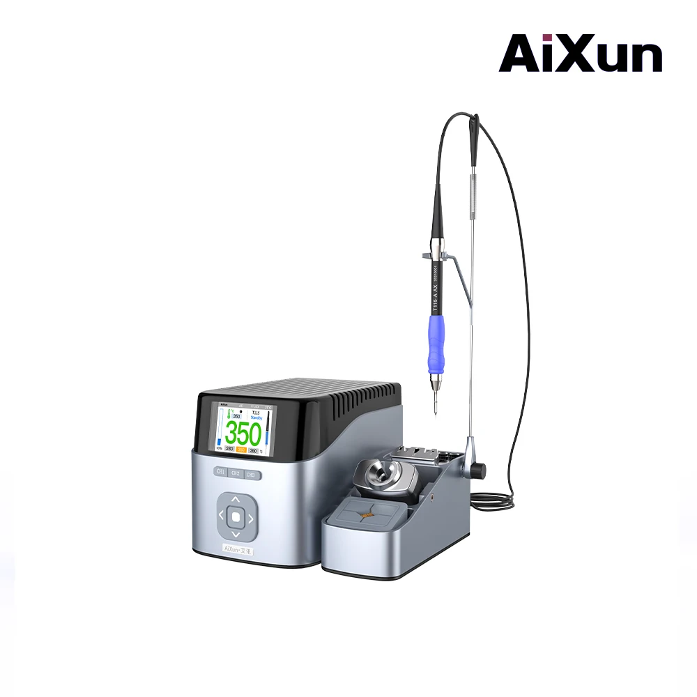 AIXUN T405-115 محطة لحام أدوات إصلاح الهاتف الخليوي أداة لحام كهربائية مع مقبض قلم لحام