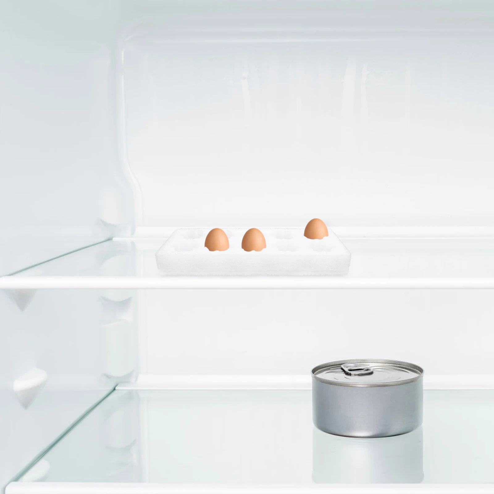 

2 Sets Egg Tray Foam Holders Carton Chicken Box Organizer Shockproof Storage Boxes Safe Durable Kitchen Use Refrigerator Egg
