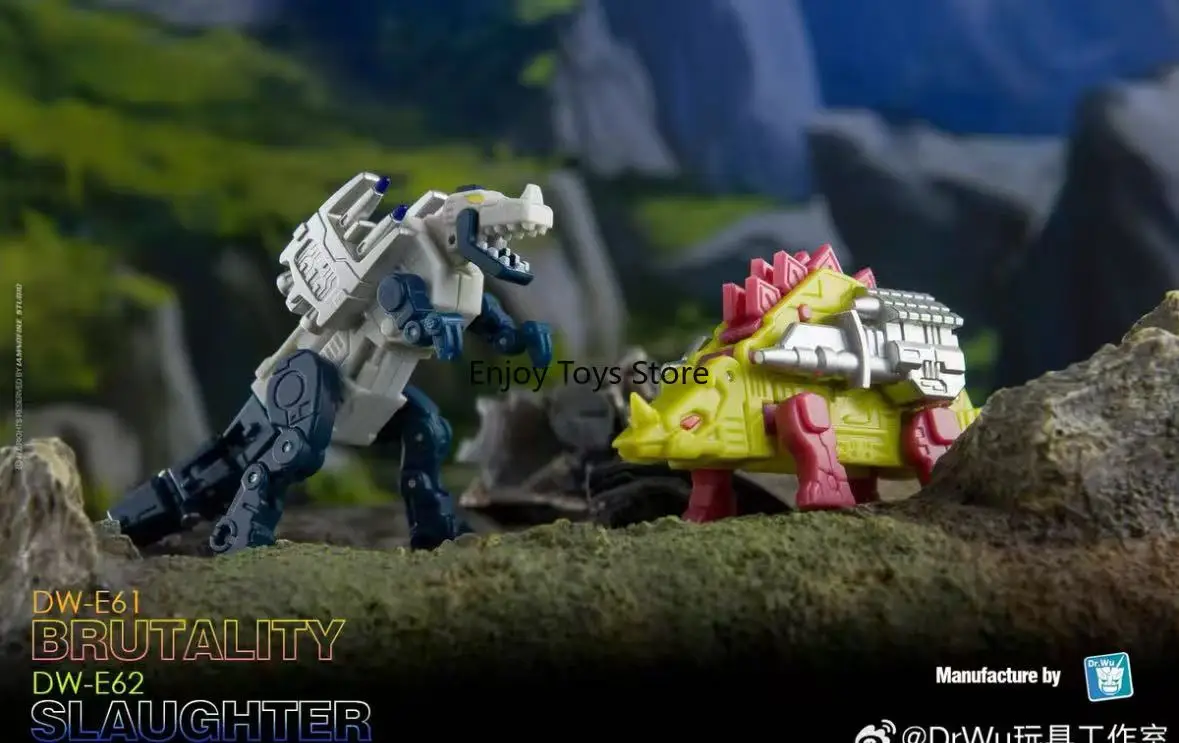 Op voorraad, originele Color Killing en Brutal Dinosaur Tape Set DW-E61/DW-E62 getransformeerd speelgoed