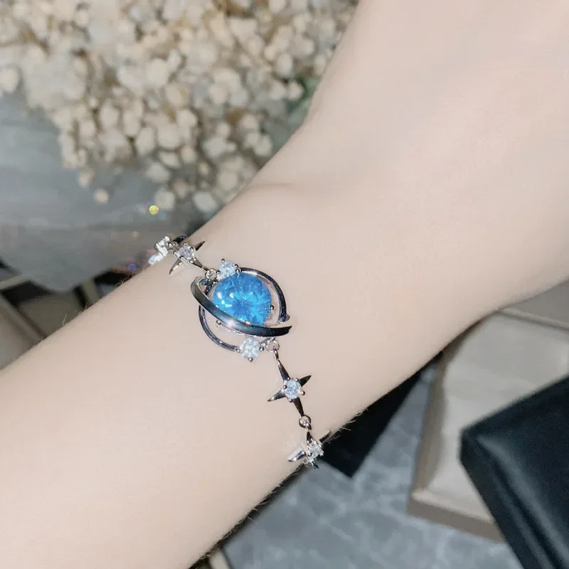 MDLFES مويسان الماس نمط ستار ريفر مجموعة ستار المتخصصة تصميم مشع مجموعة النساء ins المتخصصة الجديدة #3