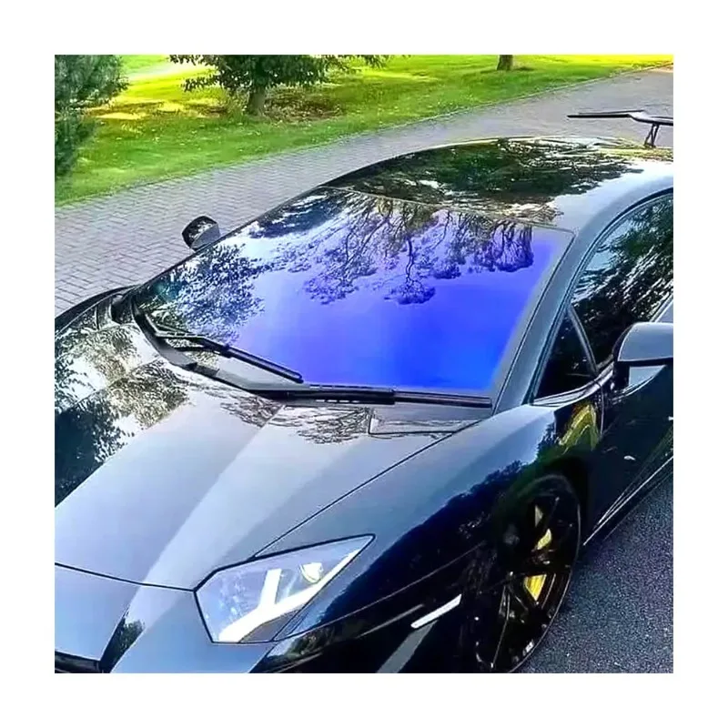 

80% Vlt Purple Chameleon Polarized 99%IRR Nano Ceramic Original Tint Film for Car Window