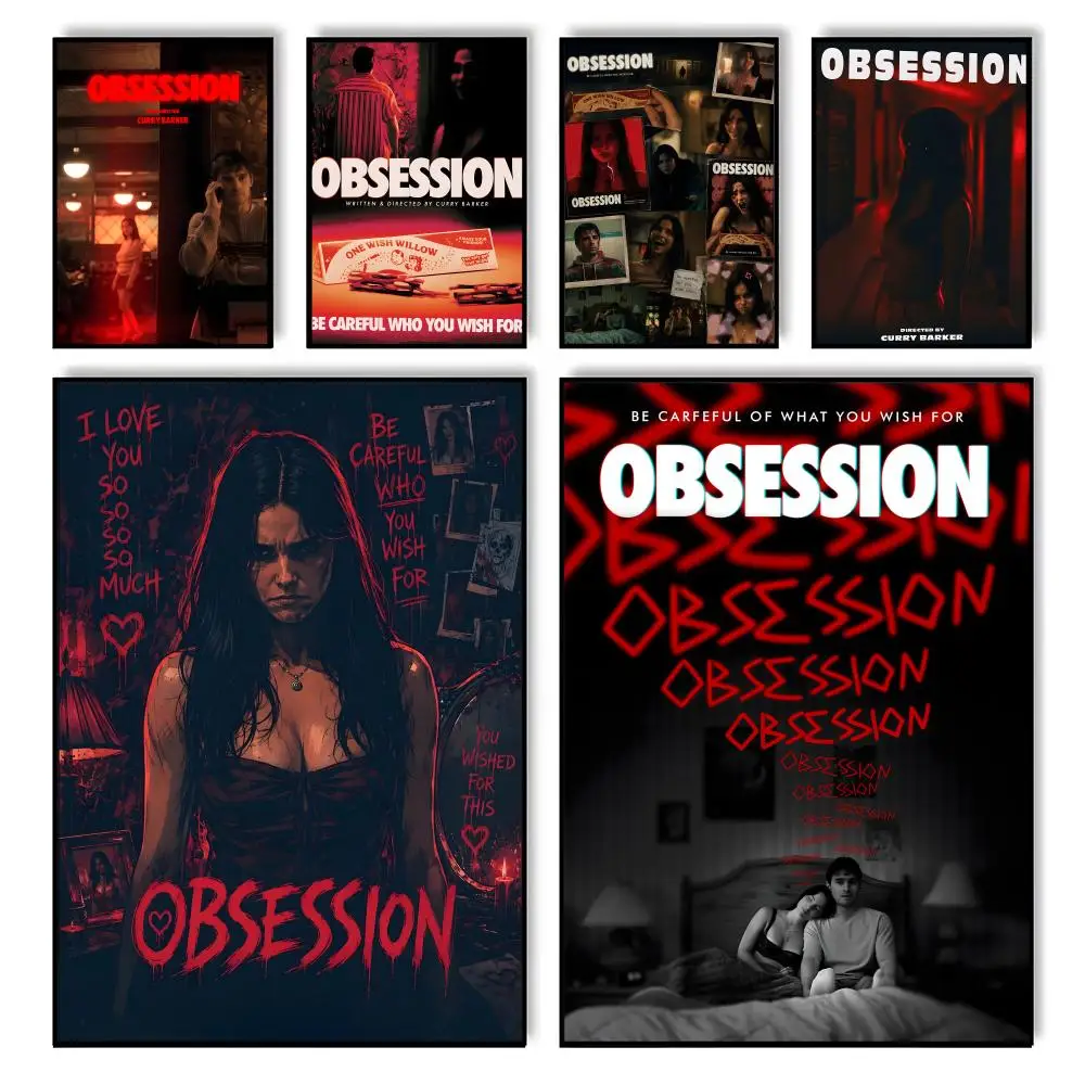 Movie Obsession Poster Wall art print art suitable for living room bedroom bar parlor home decor gift