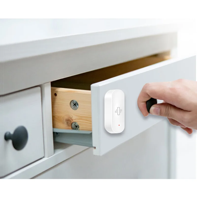 Tuya Smart WiFi en casa Sensor de vibración detección Smart Life APP notificación movimiento en tiempo Real alarma de choque registro de historial seguridad