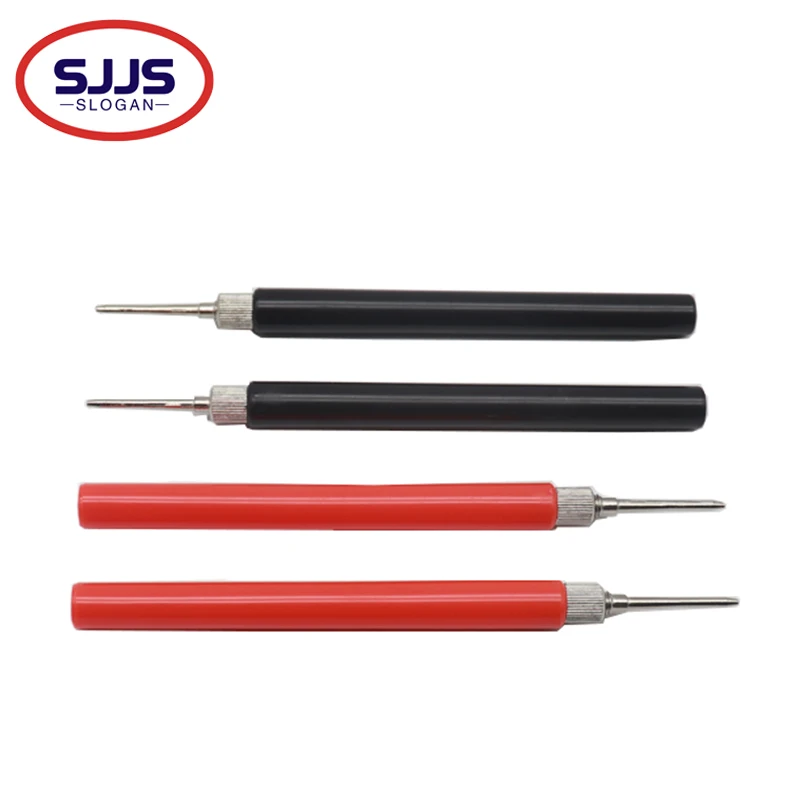 【5-1PCS】Insulated Test Meter Probe Insulated Test Probe Connector For Multimeter Stainless Steel Needle Test Leads  Needle 2.0mm