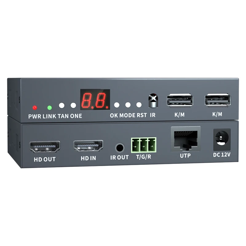 Imagem -04 - Hdmi-compatível sobre o Extensor ip Cat5e Cat Ethernet 1080p Suporte ir Rs232 Poe 150m H.264