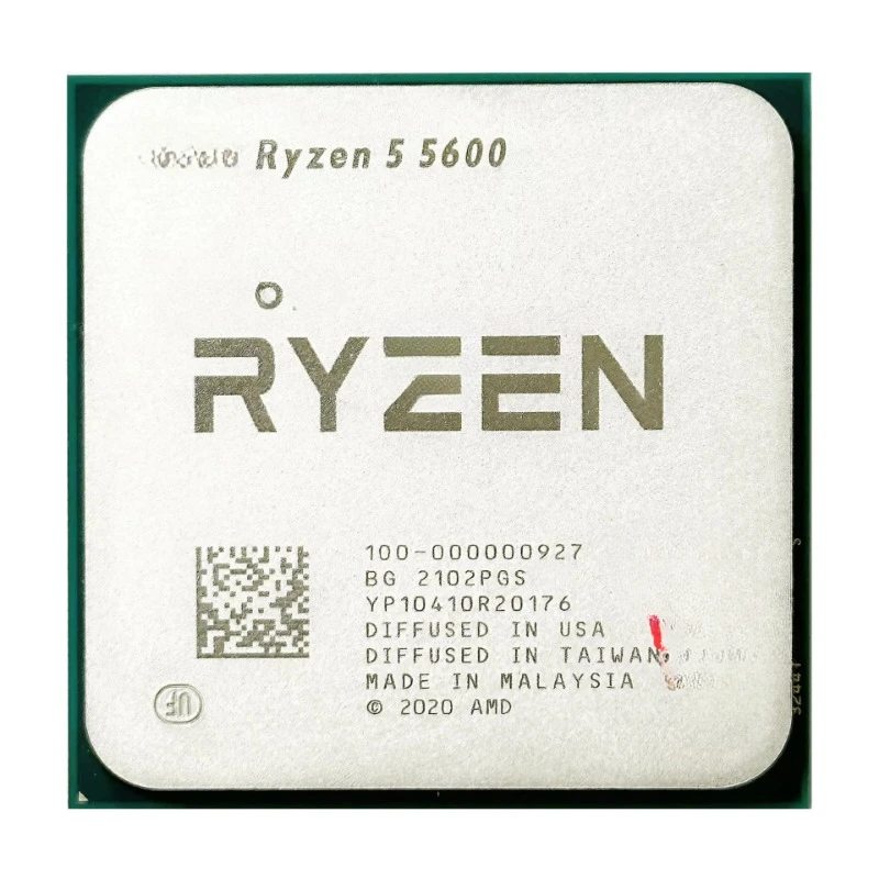 Top NEW AMD Ryzen 5 5600 R5 5600 3.5 GHz Six-Core Twelve-Thread CPU Processor 7NM 65W L3=32M 100-000000927 Socket AM4 NO FAN