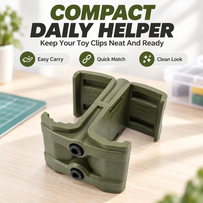 Universal Nylon Dual Container Linker Double Holder Connecting Clamp Hobby Project Accessories