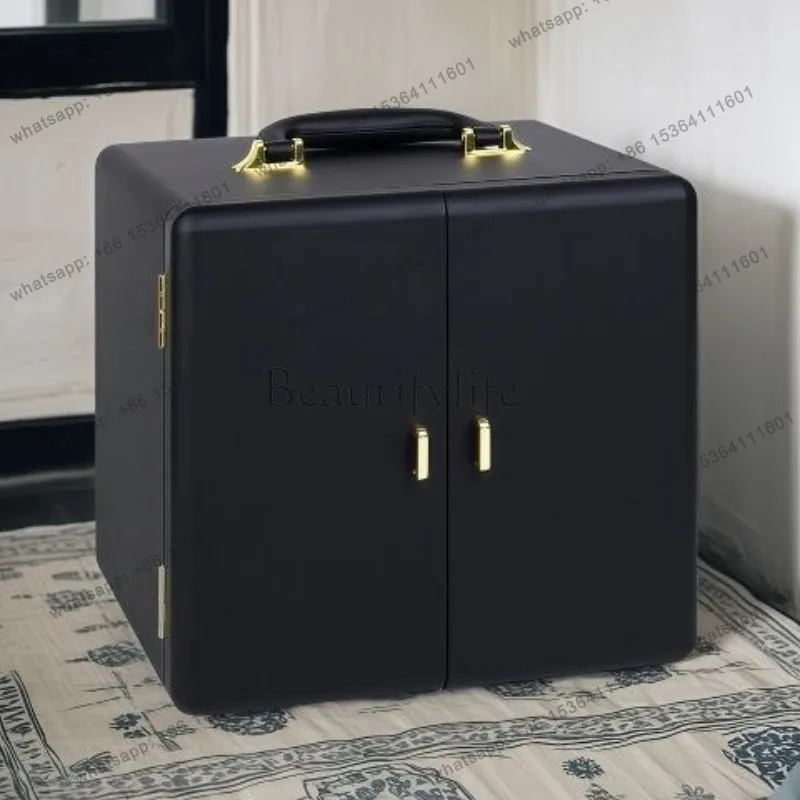 Leather Jewelry Box Travel Portable Necklace Earring Storage Case Fashion Trinkets Organizer Boxes Luxury Bracelet Storages Case