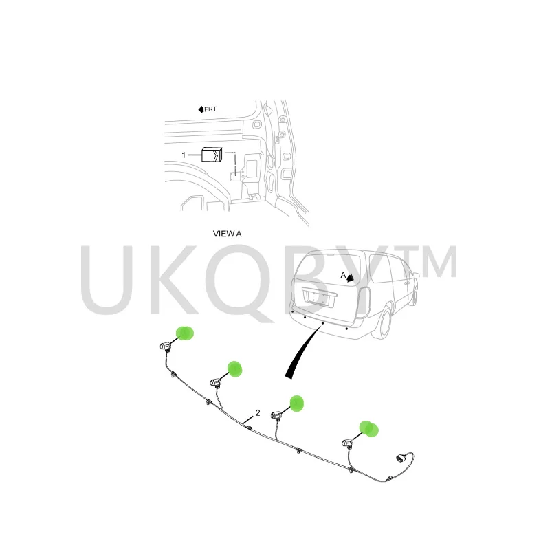 5482935 Suitable for Bu ic k GL8 Rear reversing radar electric eye parking assist detector probe