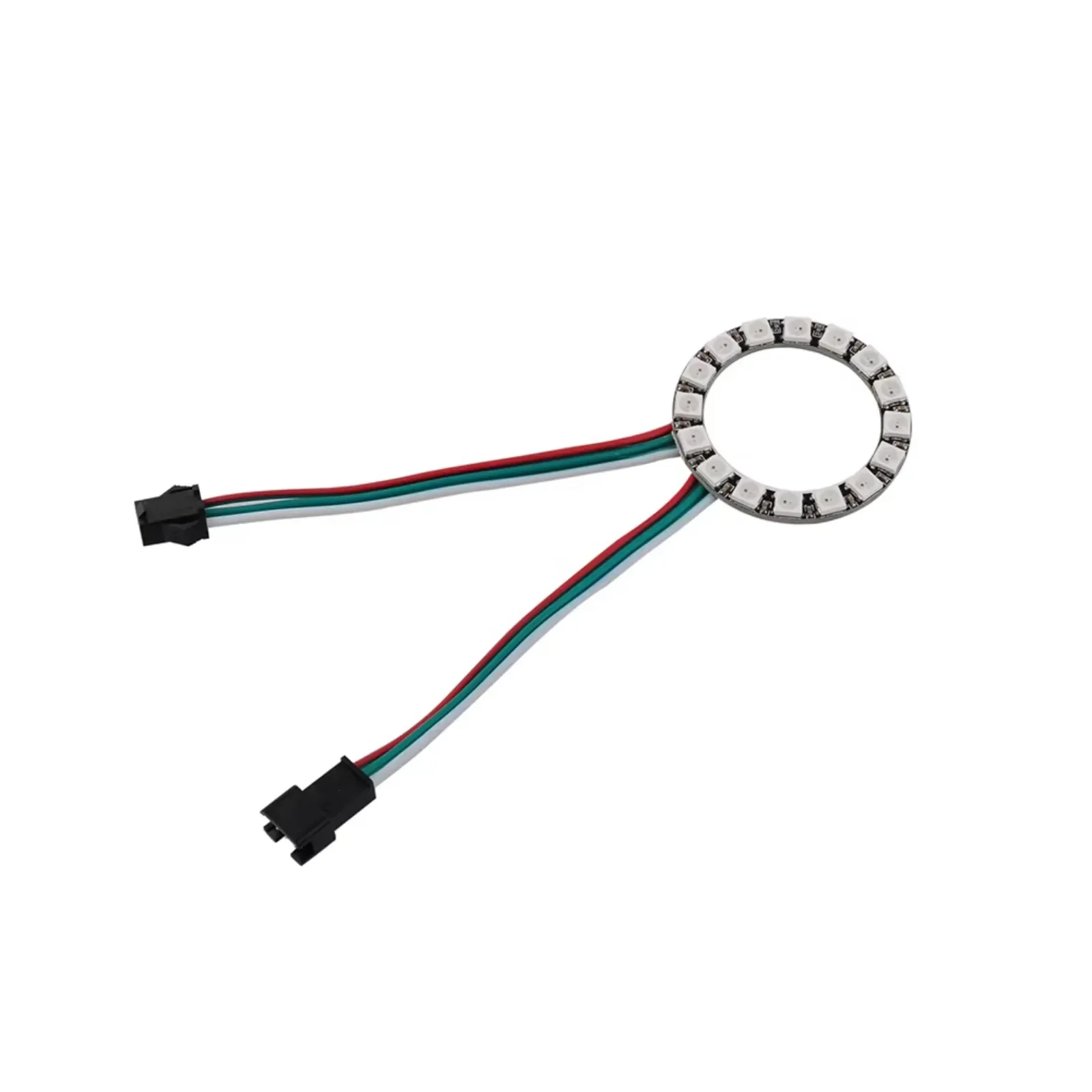 WS2812B RGB LED Ring 5050 Full Color Built-in Driver Programmable for Stage and Smart Home
