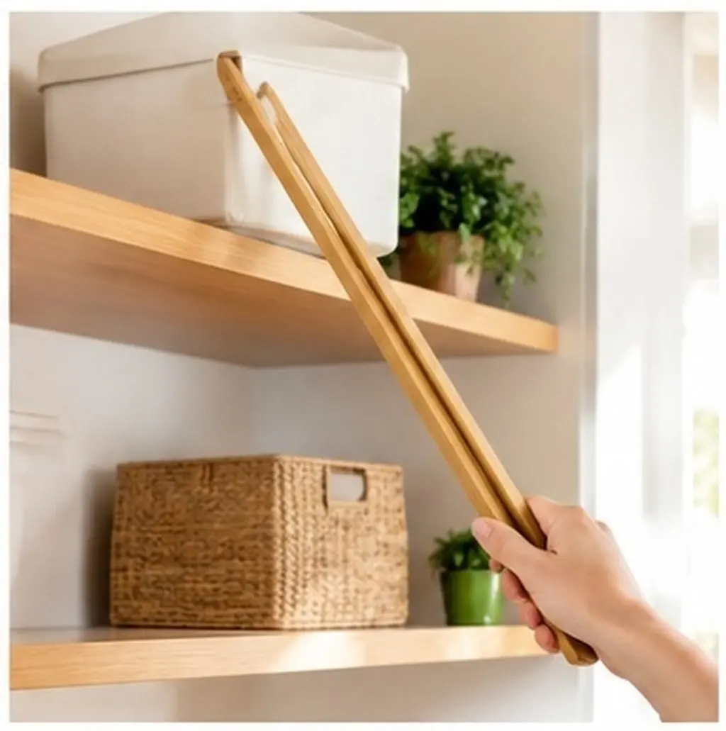 2Pcs Litter Picker Tool For Garden Cleaning Tool Home Cleaner Eco Friendly Bamboo Trash Grabber Reach Upper