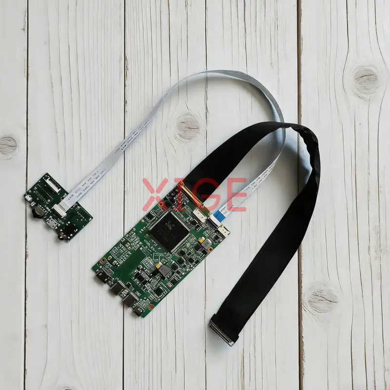 

Комплект платы драйвера 4K для LP140QH2 N156KME LP133QH1 LP140QH1 DIY Mini-HDMI USB-C 3.0 для ноутбуков, EDP 40-контактный, 2560x1440