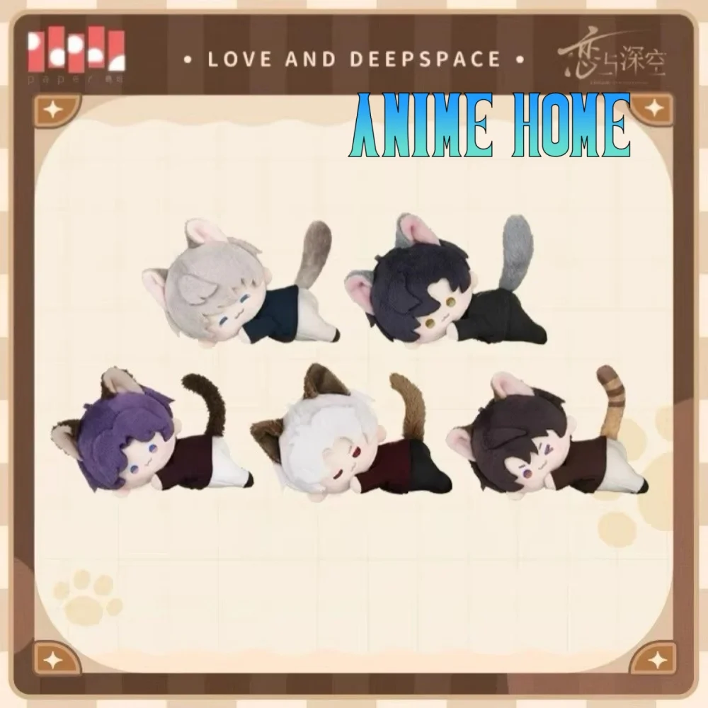 

Official Love and Deepspace Xavier Zayne Rafayel Sylus Caleb Your Cat Misses You 13cm Doll Toy Stuffed Plushie Game Cosplay