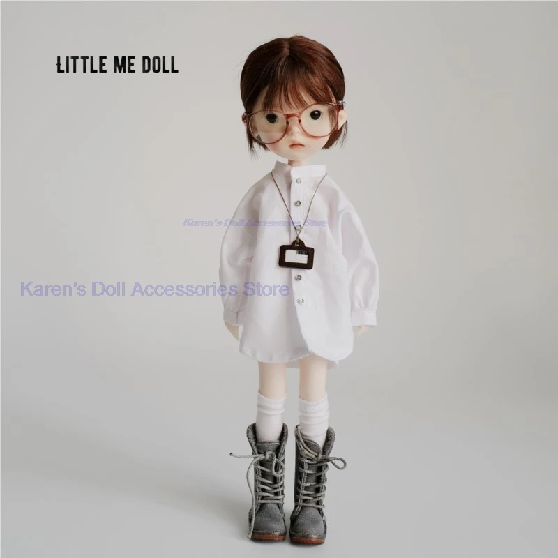 2026 leisure clothes for Blythe/Landoudou 1pcs Round neck, big shirt/AZONE/OB22/OB24/BLYTHE  doll dress