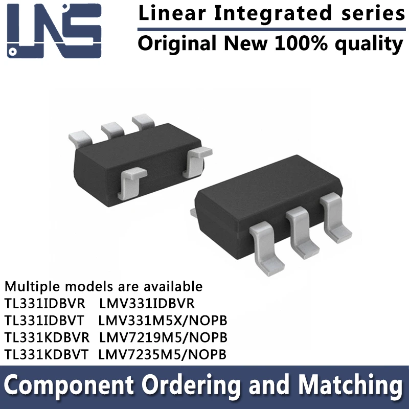 TL331IDBVR TL331IDBVT TL331KDBVR LMV331IDBVR LMV331M5X/NOPB LMV7219M5/NOPB LMV7235M5/NOPB SOT-23-5 Linear Integrated Circuits