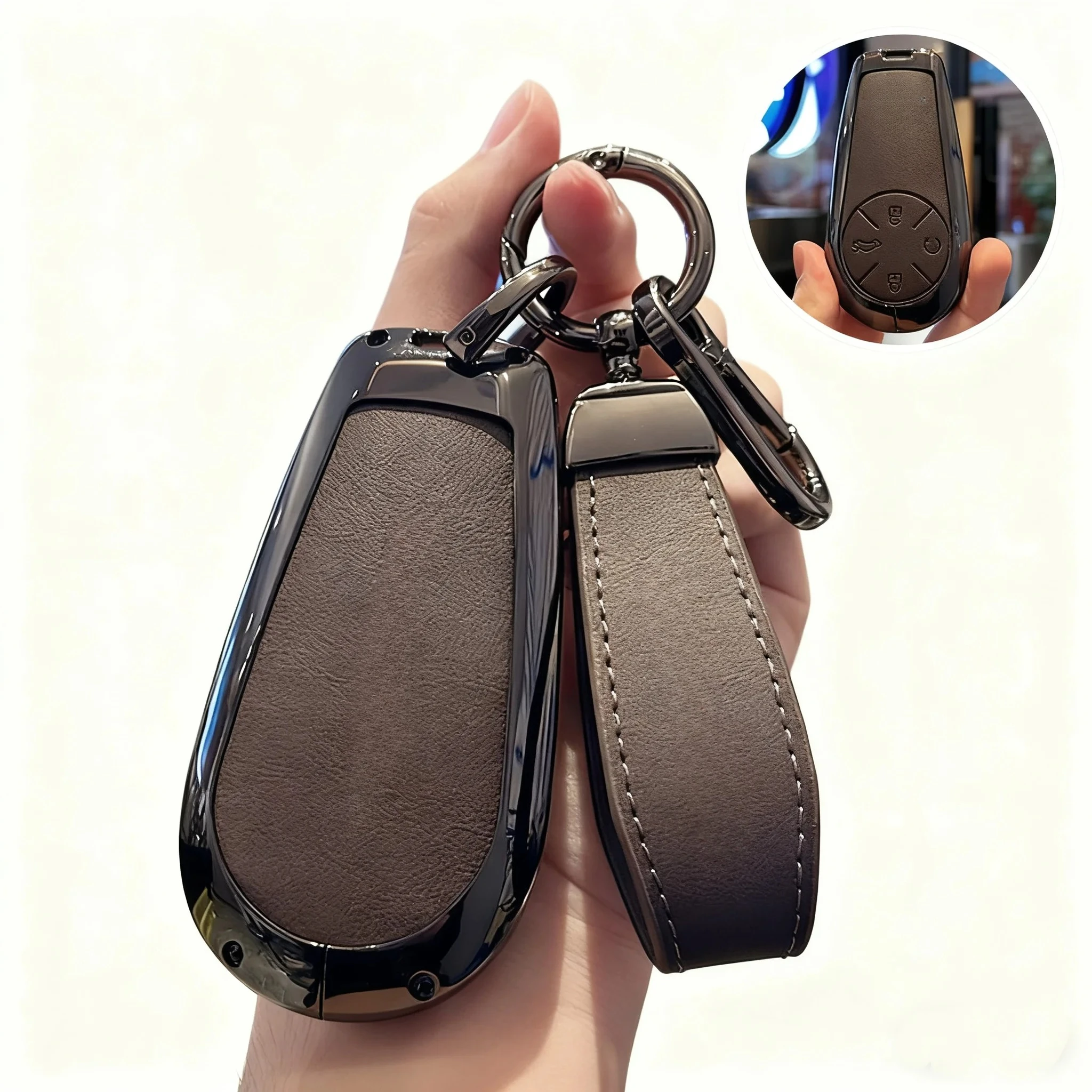 For EXLANTIX ET EXEED STERRA ET 2024 2025 Car Remote Control Key Case Keychain Accessories Garnish Trim Cover