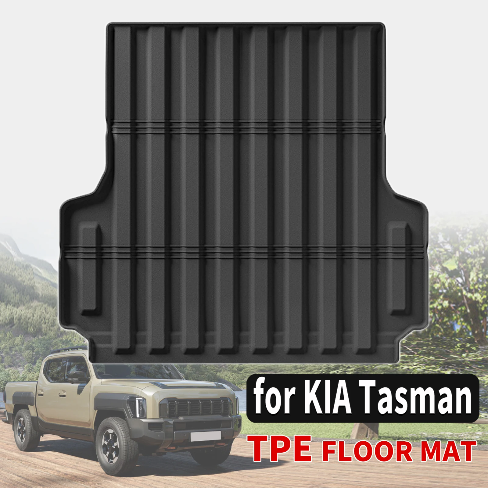 

for KIA Tasman 2025 2026 Luxury Eco-Friendly TPE Trunk Pad Odorless Non-Toxic Custom Fit Car Accessories