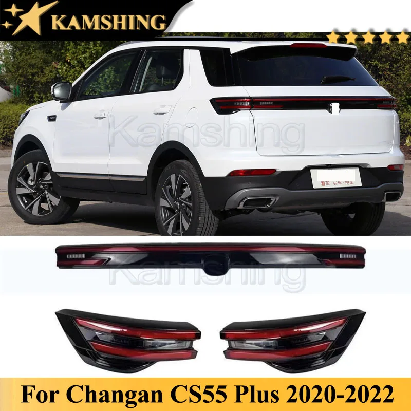 

Kamshing For Changan CS55 PLUS 2020-202 Rear Bumper Tail Light Lamp Taillights Taillamps Brake Light Car Light