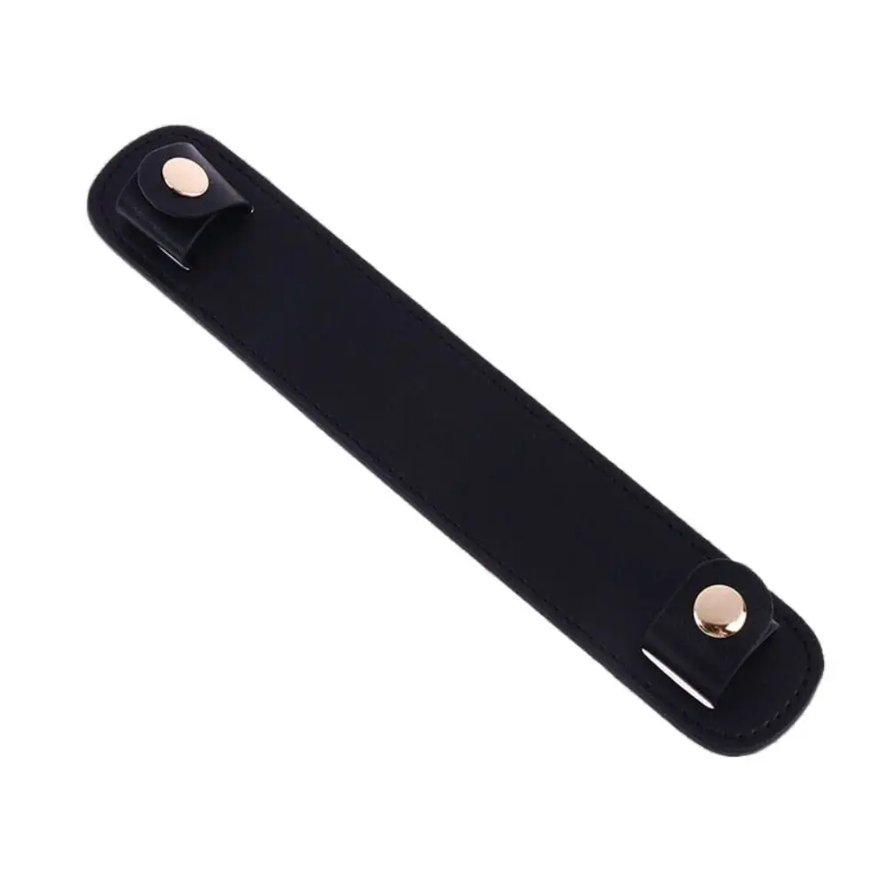 

Resuable PU Leather Bag Strap Decompression Pads Wide Snap Bag Handle Fixing Clip All-match Pressure Relief Daily